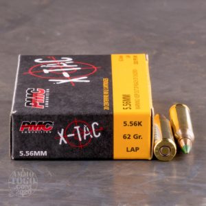 5.56 NATO PMC X-TAC 62gr. Green Tip