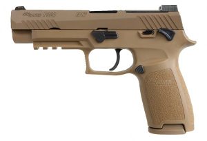 SIG SAUER P320 M17 9MM PISTOL, TAN COYOTE - MS - 320F-9-M17-MS